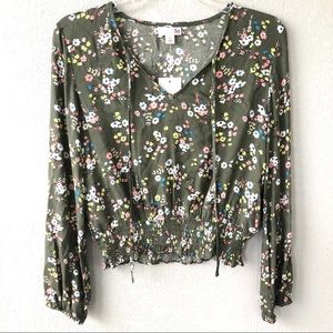 SO Flowered Blouse
